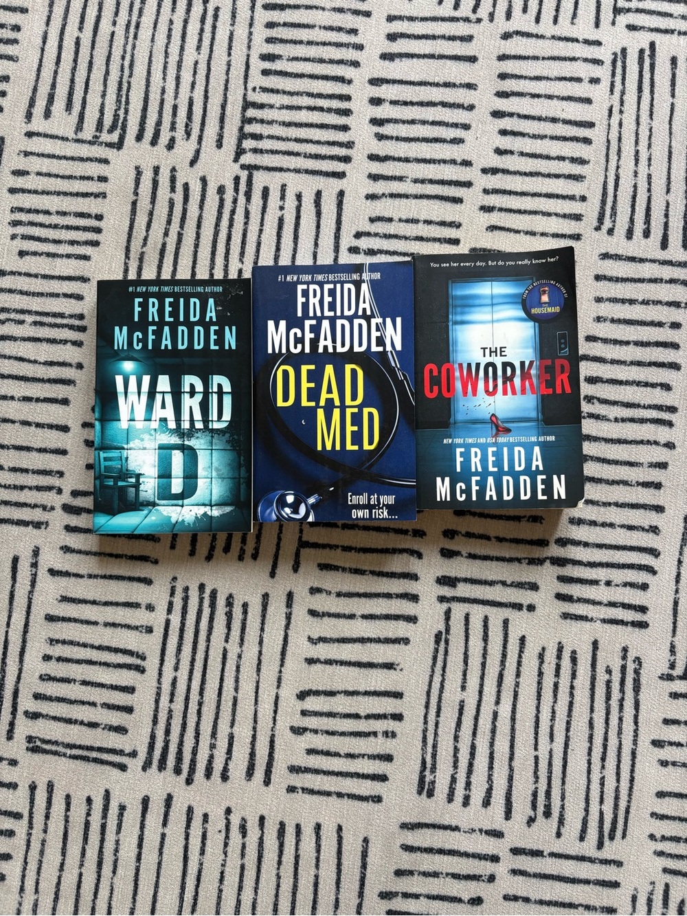 Freida McFadden Psychological Thriller Paperback Book Bundle (3 Books)